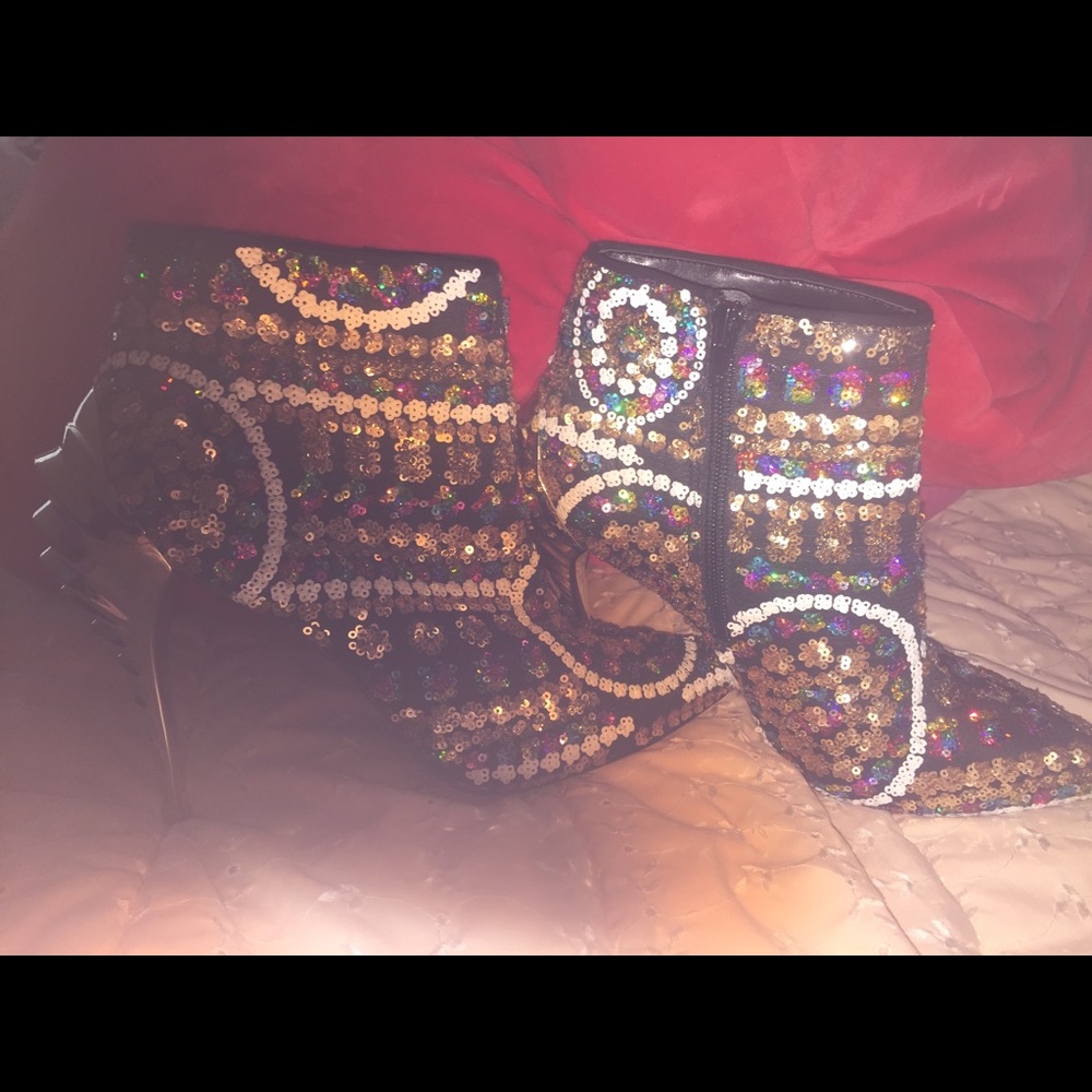 Pink Palm Booties - Picture 4 of 4